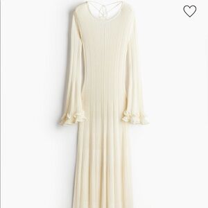 Rib-Knit dress with detailed hem